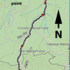 Babe Haught trail: map