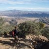 Enjoying the views from the Madera peak trail