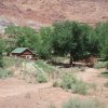 Lonely dell ranch in Paria river canyon