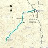 map: Millsite canyon trail