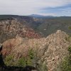 Oak Creek canyon views from Wilson Mountain (North) trail
