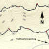 Bursera Peak trail:Map