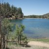 on the shores of Goldwater lake
