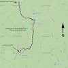 map: Grandview trail to Cottonwood Creek along the Tonto trail