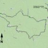 map: Cave Creek loop hike trail