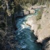 Yellowstone river through black canyon