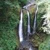 Triple falls at Oneonta gorge