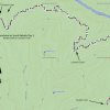Map: Boulder Creek to Cremation creek along the Tonto trail