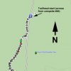 map: Canyon point sinkhole trail