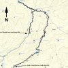 map: Sabino canyon to Bear Canyon loop hike
