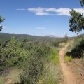 Hiking along the Salida view trail