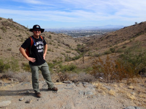 Hiking on the Javelina trail