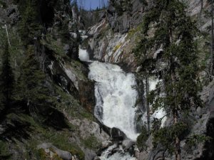 Mystic falls Yelowstone National park