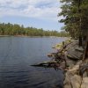 Willow springs lake as seen from the Willow springs lake bike trail