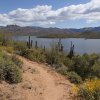 Bartlett lake as seen from the Palo Verde trail