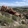 Rock formations seen from the Constellation trail system