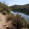 Saguaro lake as seen from the Butcher jones trail