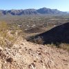 Views of the Superstition Mountain range from the Silly Mountain trail system