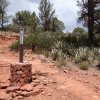 Hiking along Thunder Mountain trail