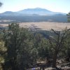 San Francisco peaks as seen from the Slate mountain trail