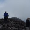 Fog shrouded Quandary peak