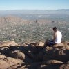 On top of the Camelback mountain
