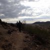 Hikers along the westwing mountain trail