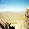 Little budda enjoys the views from the top of Usary mountain