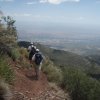 Hikers on the Mingus mountain loop hike