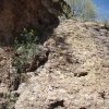 scramble route on the Apache trail canyon