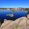 Hiking around Willow Creek Lake