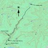 map: Ribbon Falls trail