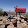 At the top of Picketpost mountain