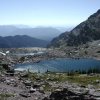 Hiking up to Sperry Glacier