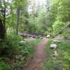 hiking to the railroad tunnel