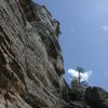 Dramatic cliffs of Sandy&#039;s canyon