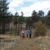 Hikers on the Juniper Ridge trail