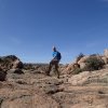 Hiker on the Peavine Trail