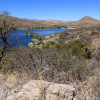 Patagonia Lake as seen from Sonoita Creek trail