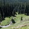 Little Colorado creek from the Mount Baldy trail