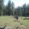 Hikers on the Los Burros trail