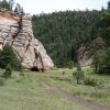 Natural cave on the Sandy&#039;s Canyon trail