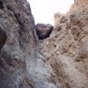 Climbing up the Notch to the summit of Weavers Needle