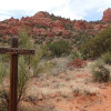 Hiking along Thunder Mountain trail