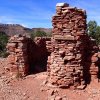 Ruins of Pete Berry&#039;s cabin at Horseshoe Mesa