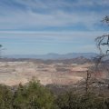 open pit mine as seen from the Madera peak trail