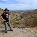 Hiking on the Javelina trail