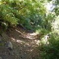 Hiking along the Six shooter trail