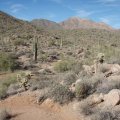 Hiking up to Thompson peak