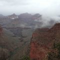 Inclement weather along the Hermit trail